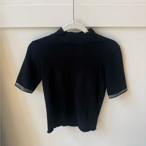 Zara Black Short Sleeve Kids Tee